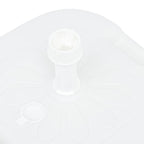 vidaXL Sonnenschirmständer Sand/Wasser 16 L Weiß Kunststoff