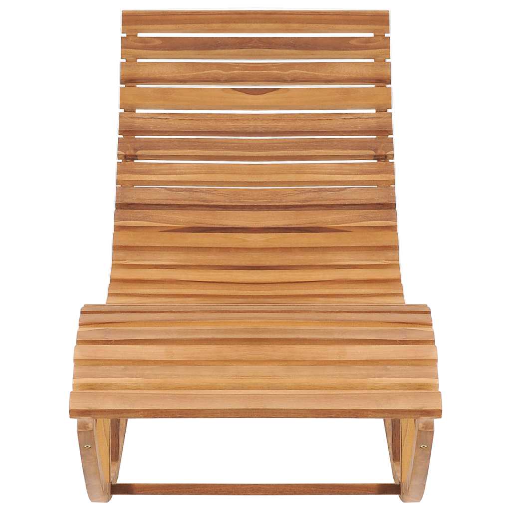 vidaXL Schaukelliege Massivholz Teak