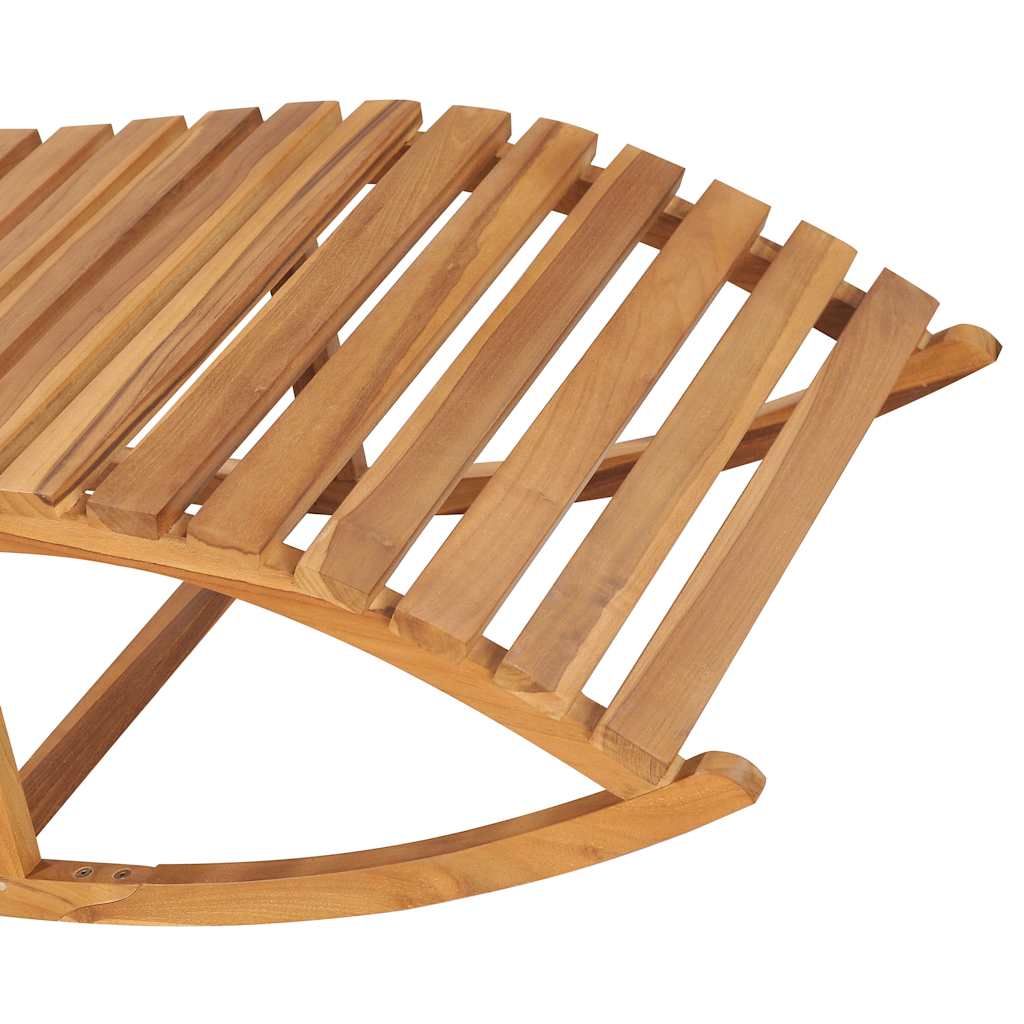 vidaXL Schaukelliege Massivholz Teak