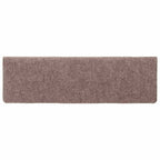 vidaXL Stufenmatten Selbstklebend 15 Stk. 65x21x4 cm Hellbraun Rechteckiger Rand
