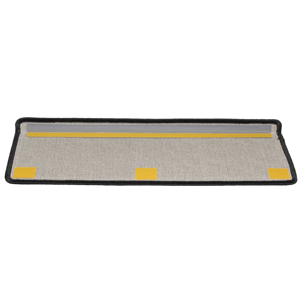 vidaXL Stufenmatten 15 Stk. 65x21x4 cm Anthrazit Rechteckiger Rand