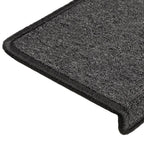 vidaXL Stufenmatten 15 Stk. 65x21x4 cm Anthrazit Rechteckiger Rand