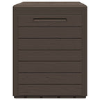 vidaXL Gartentruhe Braun 78x44x55 cm