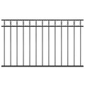 vidaXL Zaunelement ASSEN Stahl 1,7 x 0,8 m Schwarz