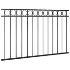 vidaXL Zaunelement ASSEN Stahl 1,7 x 0,8 m Schwarz