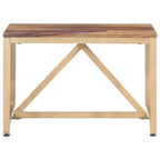 vidaXL Beistelltisch 60x60x40 cm Massivholz