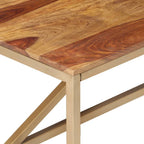vidaXL Beistelltisch 60x60x40 cm Massivholz