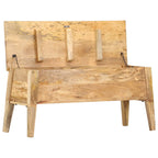 vidaXL Aufbewahrungstruhe 99 x 35 x 48 cm Massivholz Mango