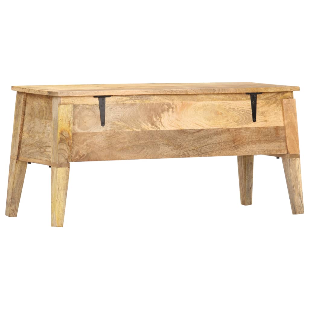 vidaXL Aufbewahrungstruhe 99 x 35 x 48 cm Massivholz Mango