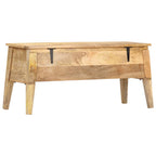 vidaXL Aufbewahrungstruhe 99 x 35 x 48 cm Massivholz Mango