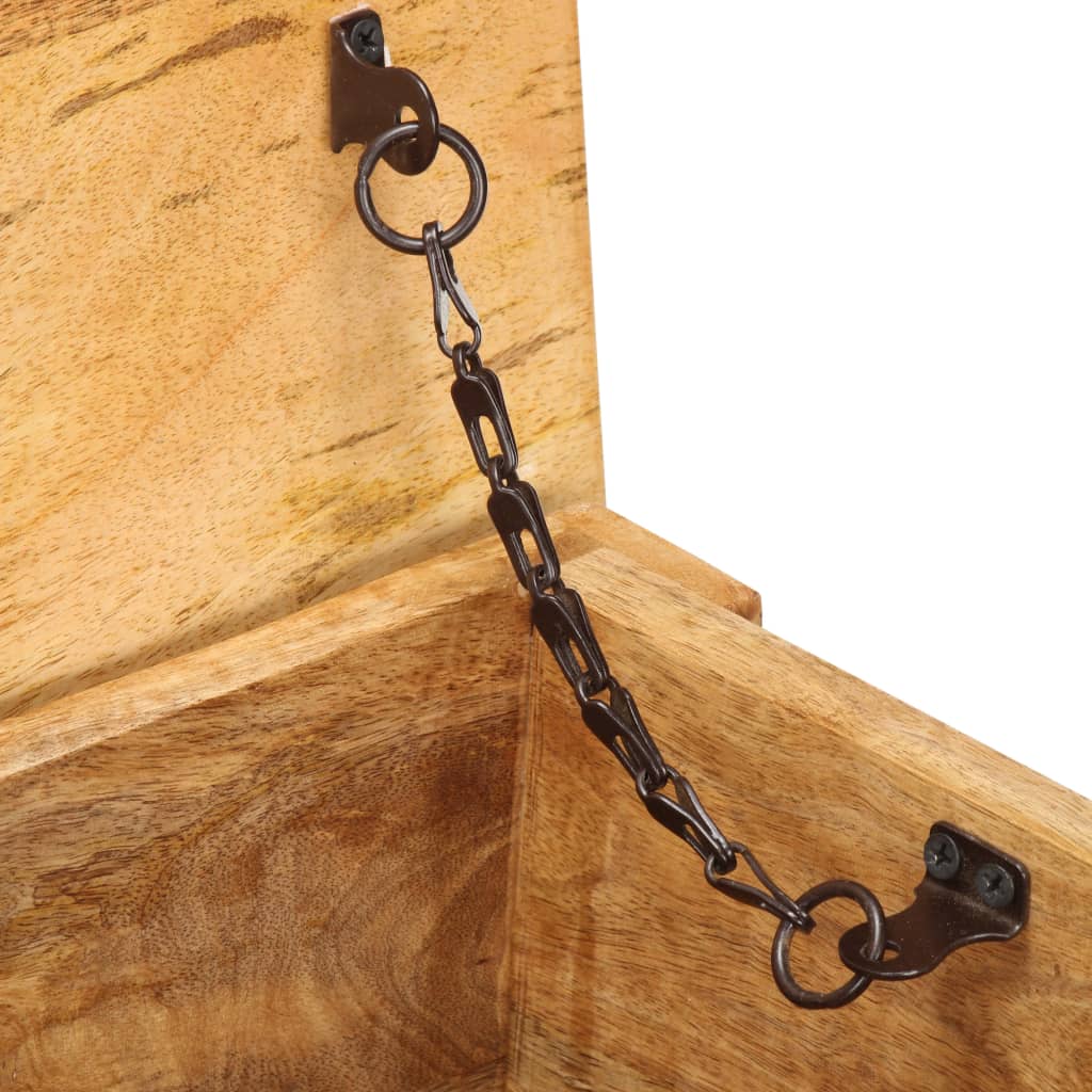 vidaXL Aufbewahrungstruhe 99 x 35 x 48 cm Massivholz Mango