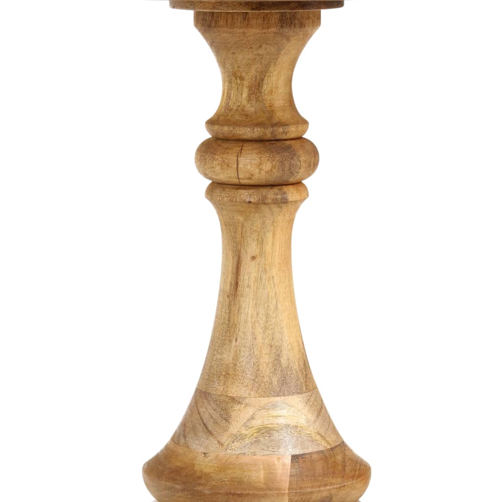 vidaXL Runder Beistelltisch 43 x 43 x 66 cm Massivholz Mango