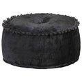 vidaXL Pouf Rund Samt 40×20 cm Anthrazit