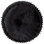 vidaXL Pouf Rund Samt 40×20 cm Anthrazit