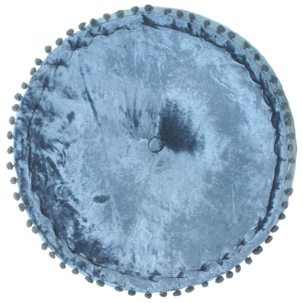 vidaXL Pouf Rund Samt 40×20 cm Anthrazit