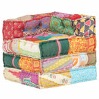 vidaXL Modularer Pouf Patchwork Stoff