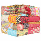 vidaXL Modularer Pouf Patchwork Stoff