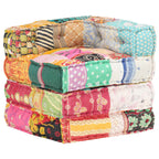 vidaXL Modularer Pouf Patchwork Stoff