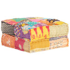 vidaXL Pouf 60x70x36 cm Patchwork Stoff