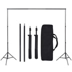 vidaXL Fotostudio-Set mit Hintergründen, Leuchten und Schirmen