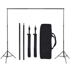 vidaXL Fotostudio-Set mit Softboxen und Hintergrundsystem