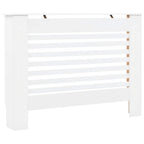 vidaXL Heizkörperverkleidungen 2 Stk. Weiß 112 x 19 x 81,5 cm MDF