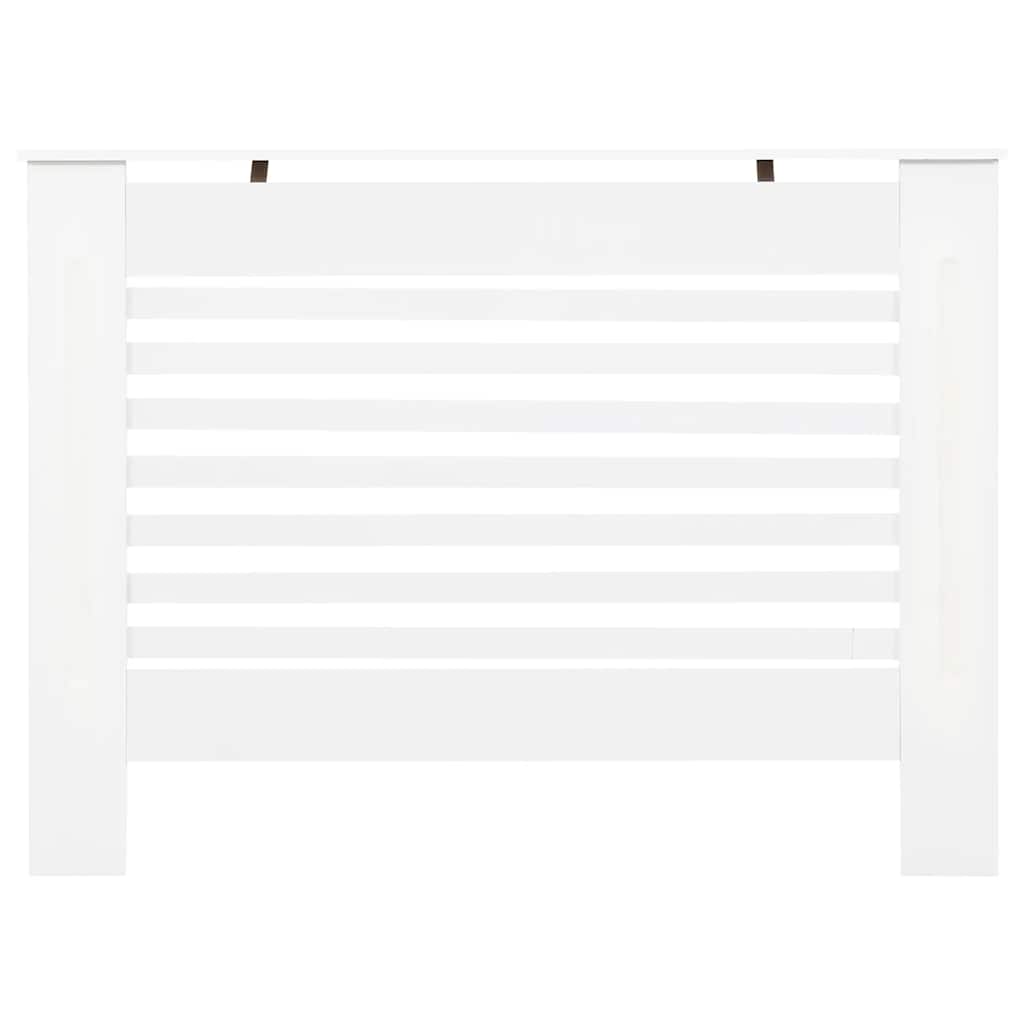 vidaXL Heizkörperverkleidungen 2 Stk. Weiß 112 x 19 x 81,5 cm MDF
