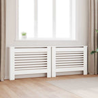 vidaXL Heizkörperverkleidungen 2 Stk. Weiß 112 x 19 x 81,5 cm MDF