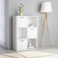 vidaXL Lagerschrank Weiß 60x29,5x90 cm Holzwerkstoff