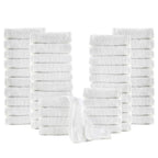 vidaXL Gästehandtücher 50 Stk. Baumwolle 350 g/m² 30 x 30 cm Weiß