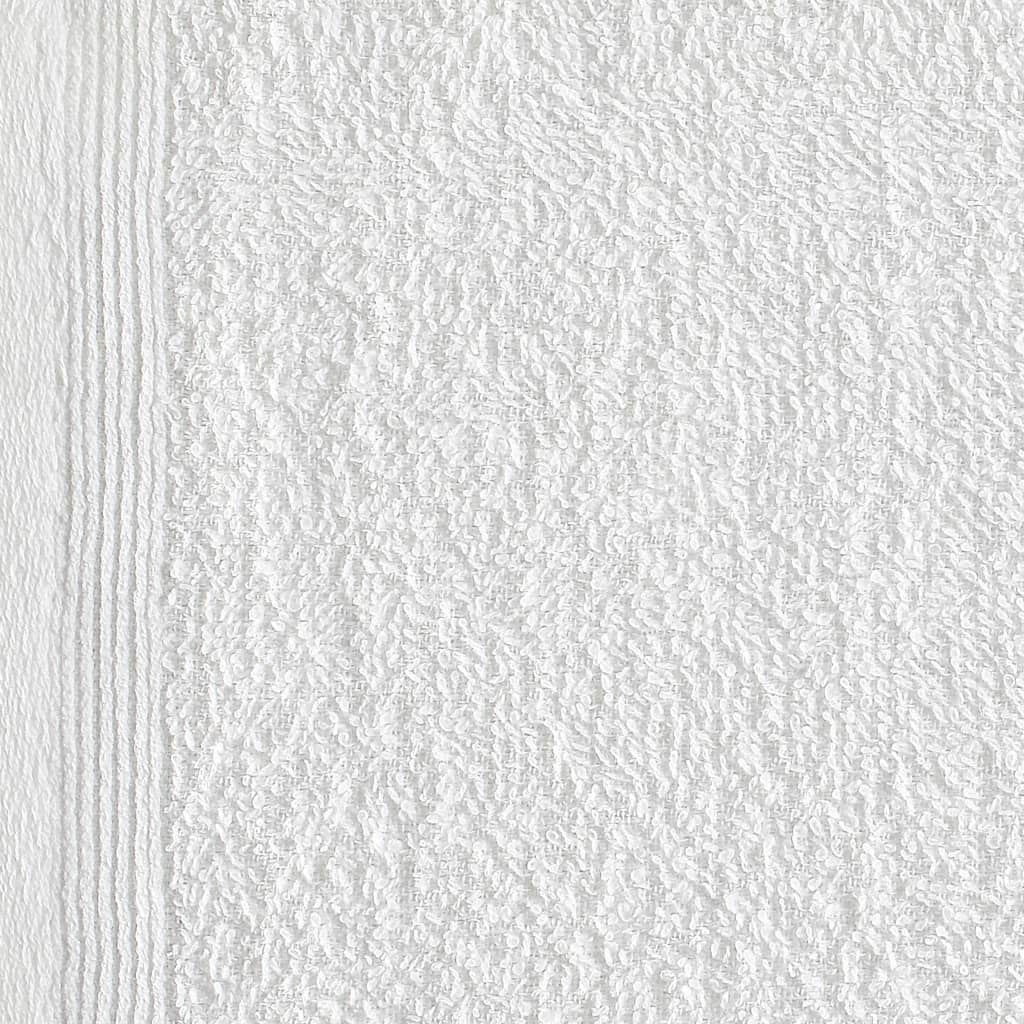 vidaXL Gästehandtücher 50 Stk. Baumwolle 350 g/m² 30 x 30 cm Weiß