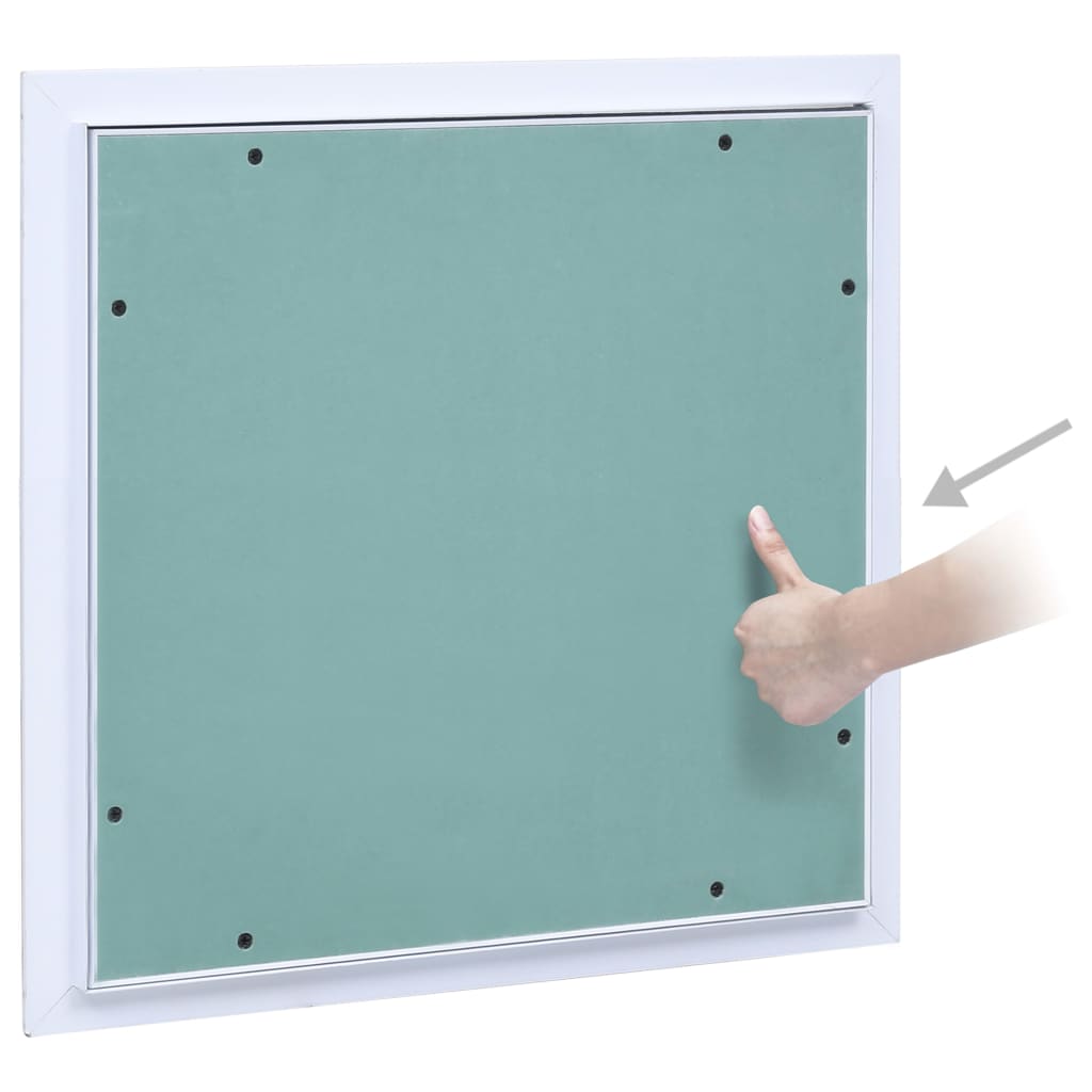 vidaXL Revisionsklappe mit Aluminium-Rahmen und GK-Einlage 200x200 mm