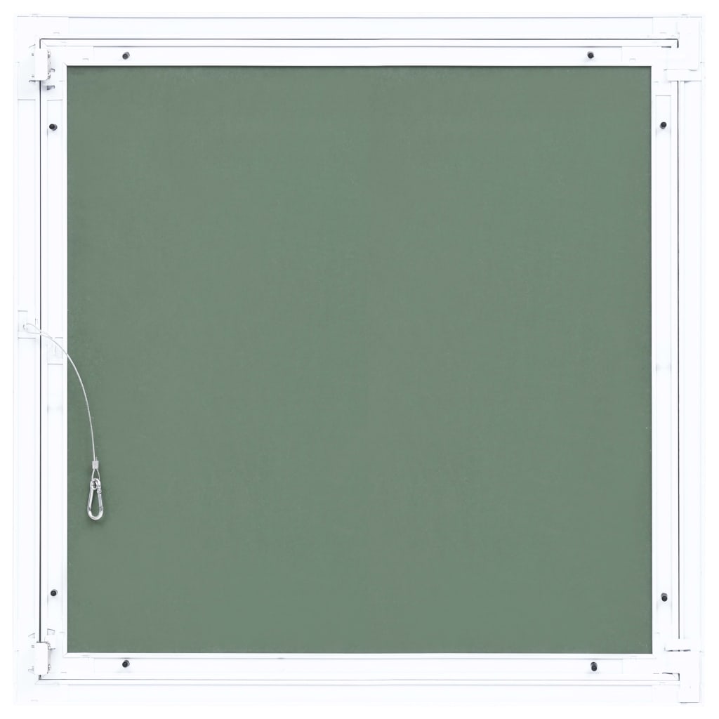 vidaXL Revisionsklappe mit Aluminium-Rahmen und GK-Einlage 200x200 mm