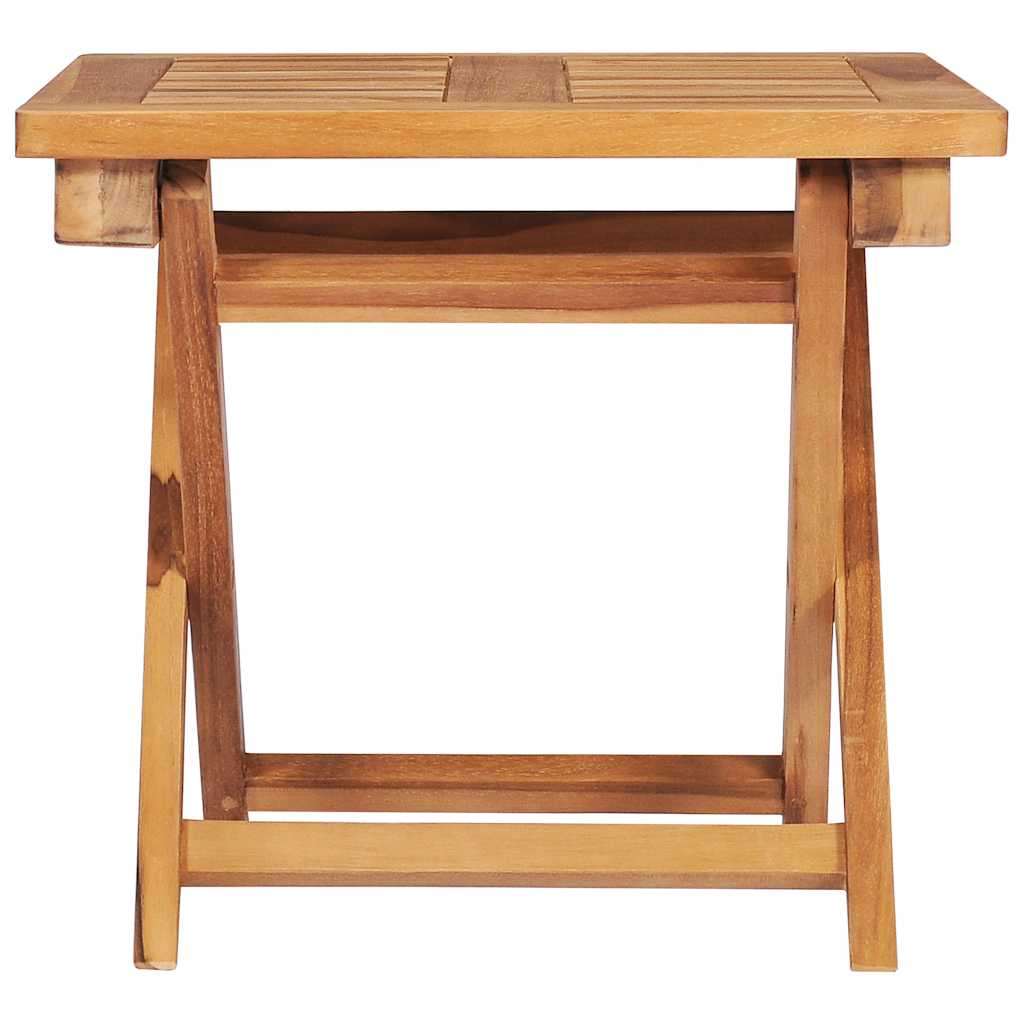 vidaXL Sonnenliegen 2 Stk. mit Tisch Massivholz Teak