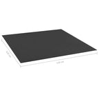vidaXL Sandkasten-Folie Schwarz 120x110 cm