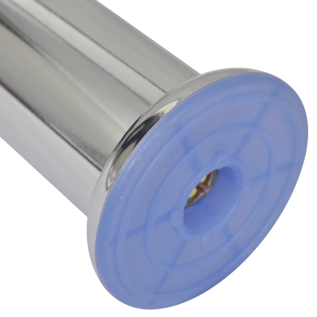 vidaXL Sofabeine 8 Stk. Rund Chrom