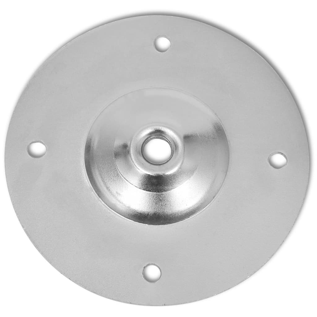 vidaXL Teleskopische Tischbeine 4 Stk. Chrom 710 - 1100 mm