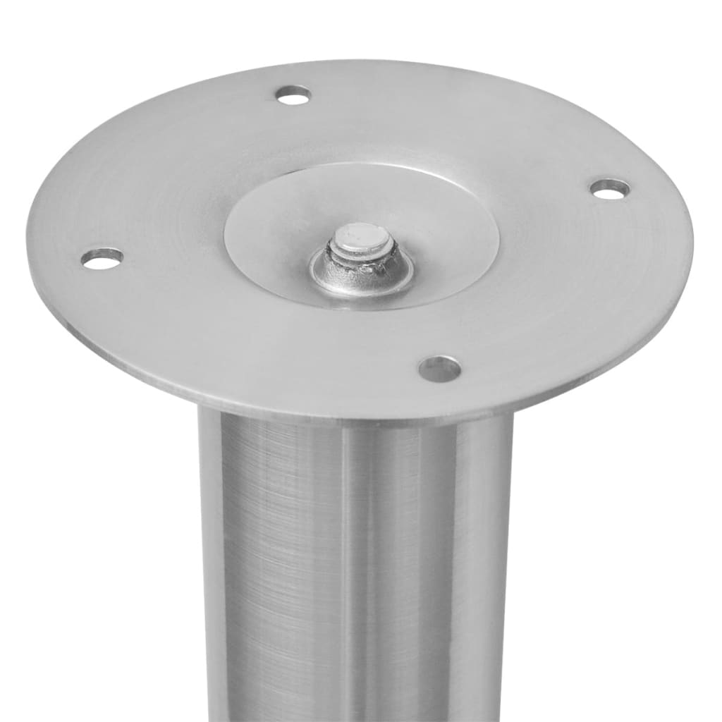 vidaXL Teleskopische Tischbeine 4 Stk. Edelstahl 710-1100 mm