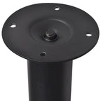 vidaXL Teleskopische Tischbeine 4 Stk. Schwarz 710 - 1100 mm