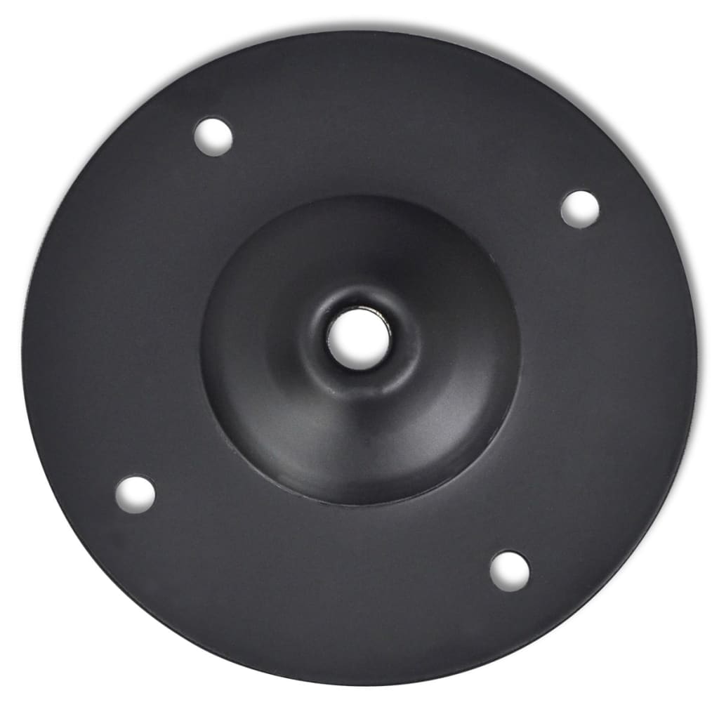 vidaXL Teleskopische Tischbeine 4 Stk. Schwarz 710 - 1100 mm