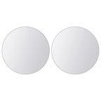 vidaXL 16-tlg. Spiegelfliesen-Set Rund Glas