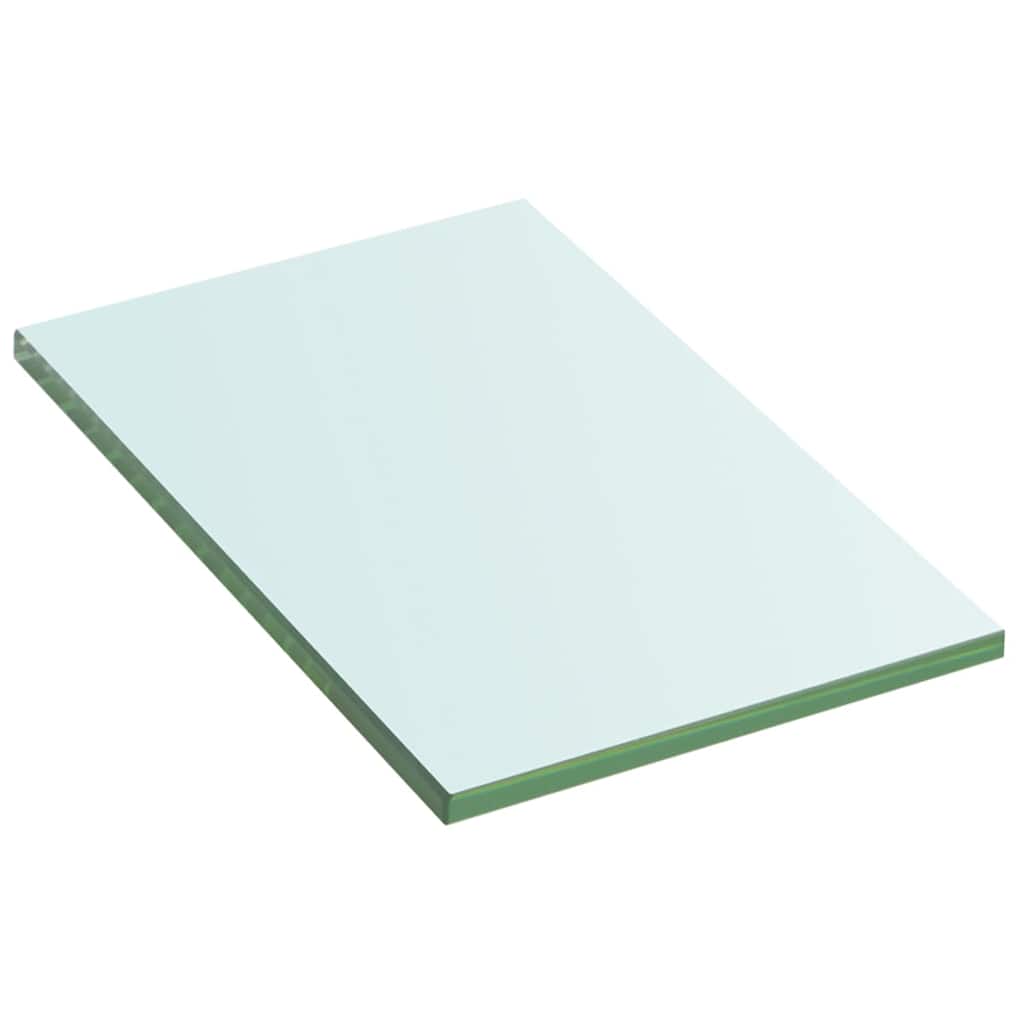 vidaXL Regalböden 2 Stk. Glas Transparent