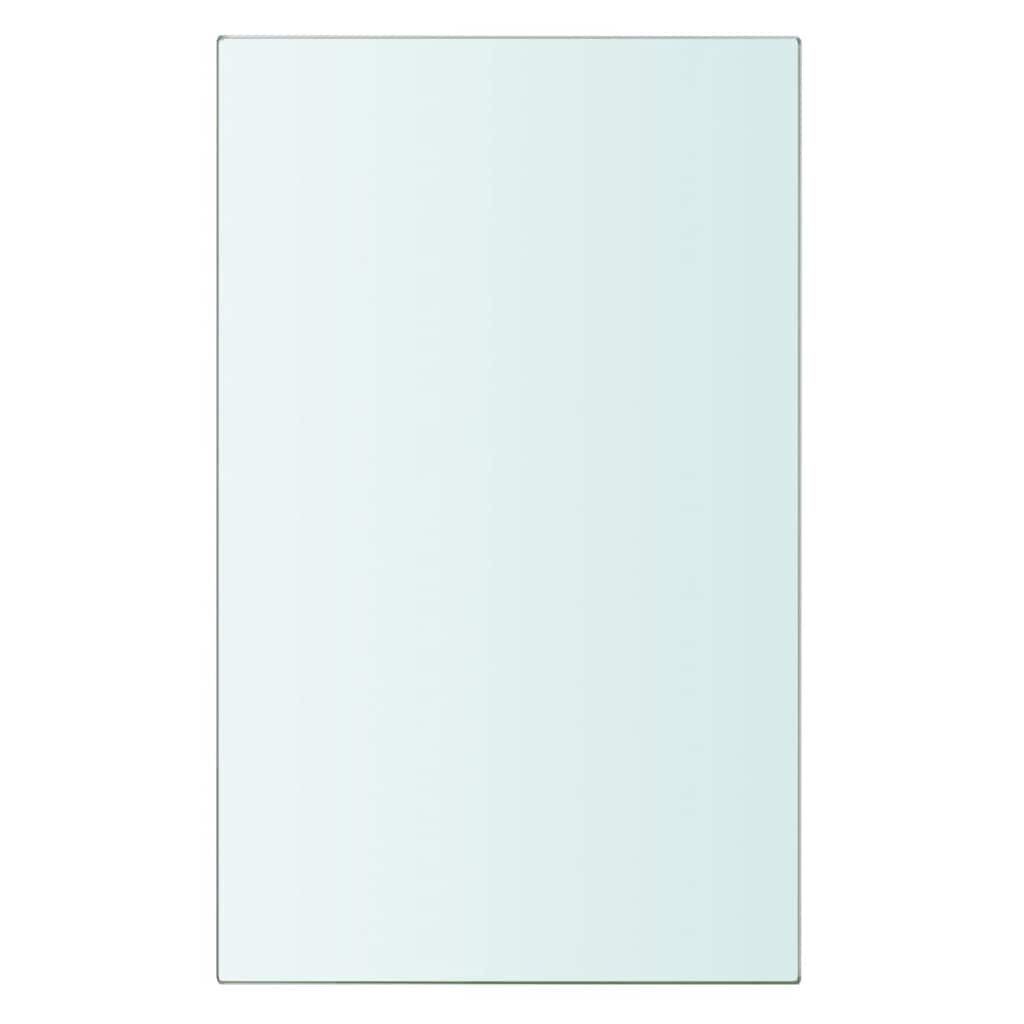 vidaXL Regalböden 2 Stk. Glas Transparent