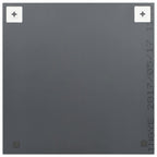 vidaXL Wandspiegel 2 Stk. Quadratisch Glas