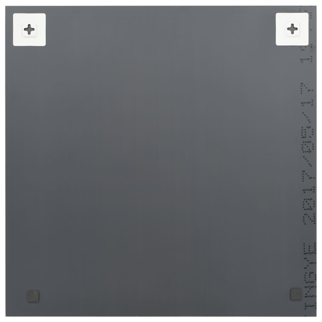 vidaXL Wandspiegel 2 Stk. Quadratisch Glas