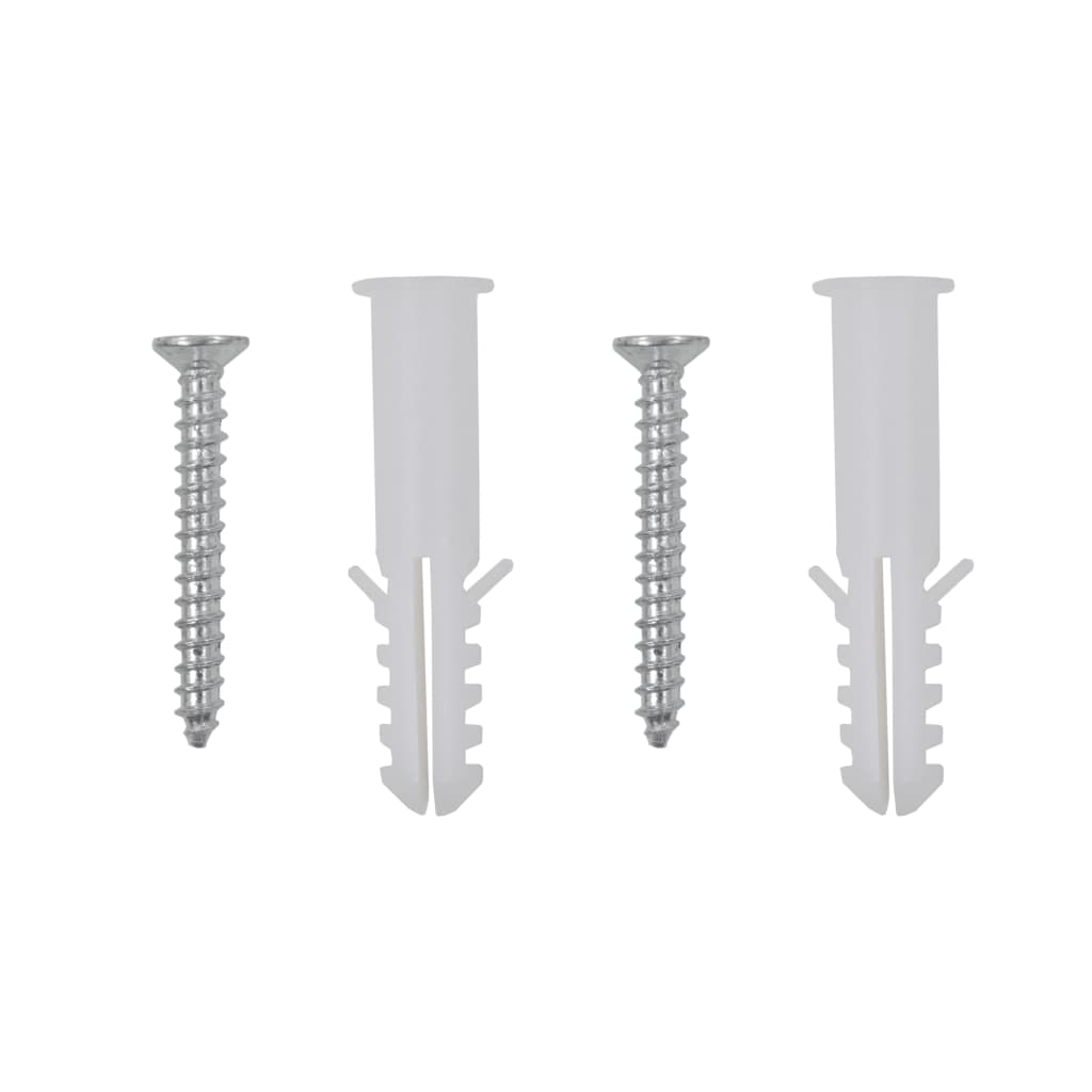 vidaXL Wandspiegel 2 Stk. Quadratisch Glas