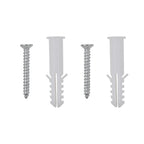 vidaXL Wandspiegel 2 Stk. Quadratisch Glas