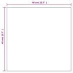 vidaXL Wandspiegel 2 Stk. Quadratisch Glas