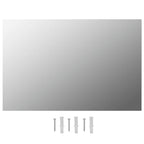 vidaXL Wandspiegel 2 Stk. Rechteckig Glas