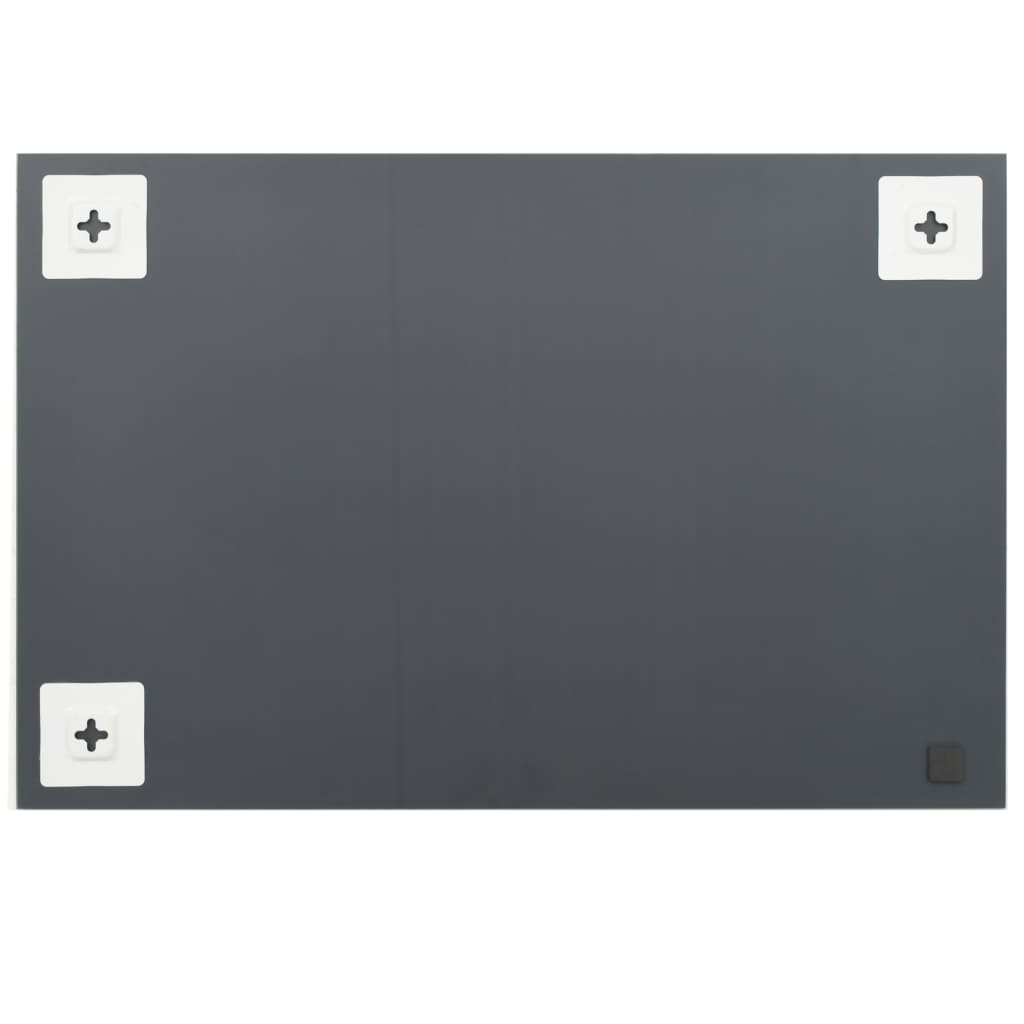 vidaXL Wandspiegel 2 Stk. Rechteckig Glas